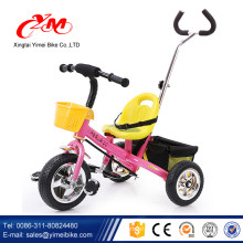 2017 großhandel spielzeug kinder push trike baby 3-5 jahre alt / stahlrahmen beste push trike / 3 rädern baby rosa trike UK